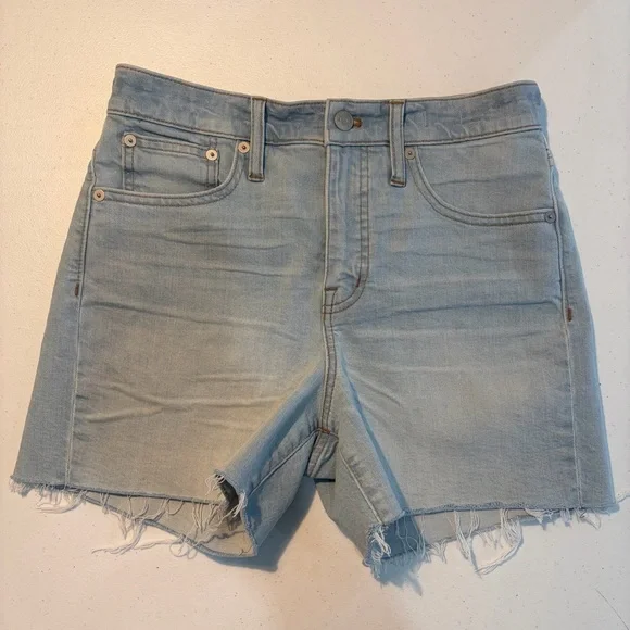 Madewell High Rise Cutoff Denim Shorts - Picture 1 of 7